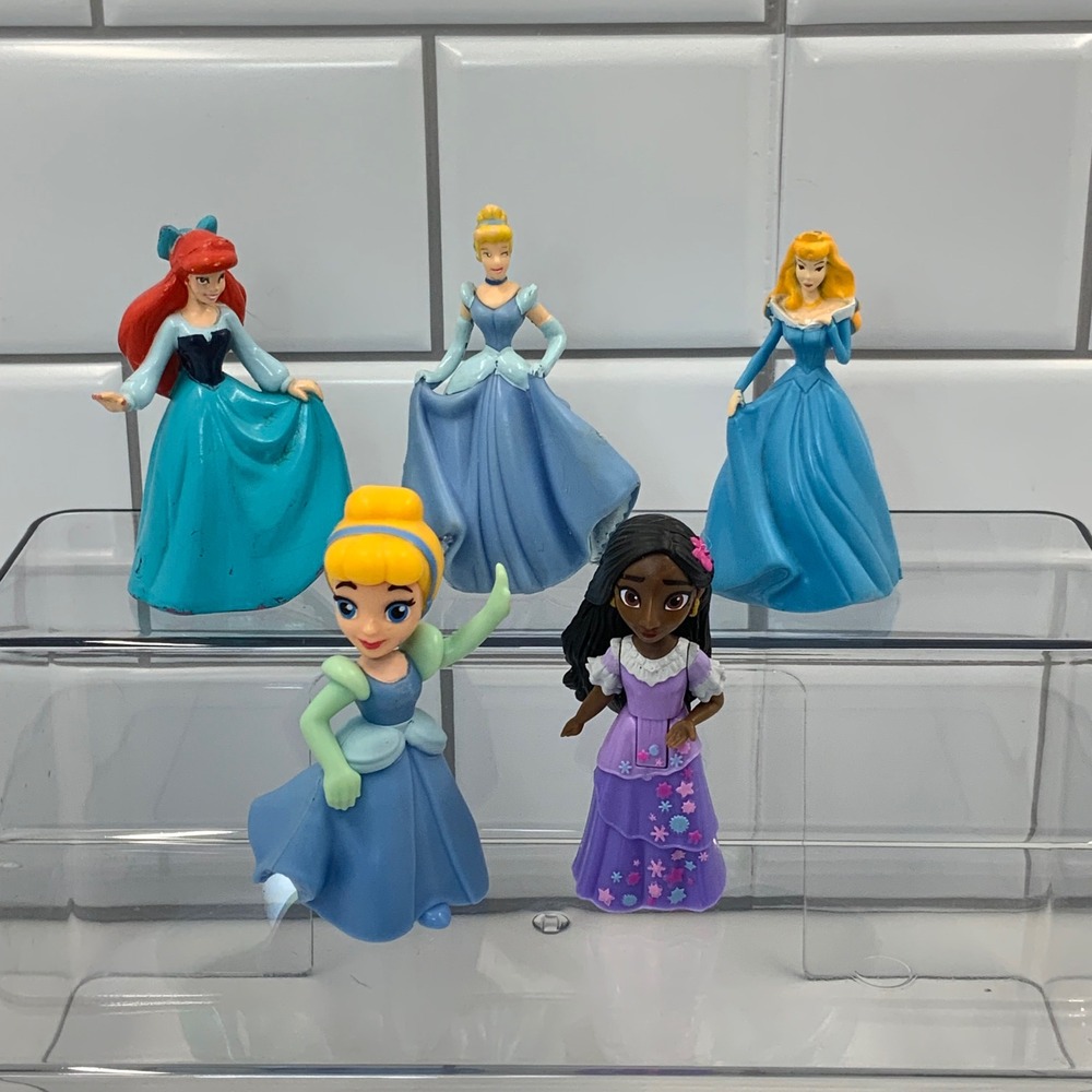 Disney Princess Encanto Figure Lot Ariel Cinderella Aurora Isabela Madrigal Toy